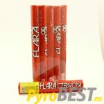 Big football flares RED